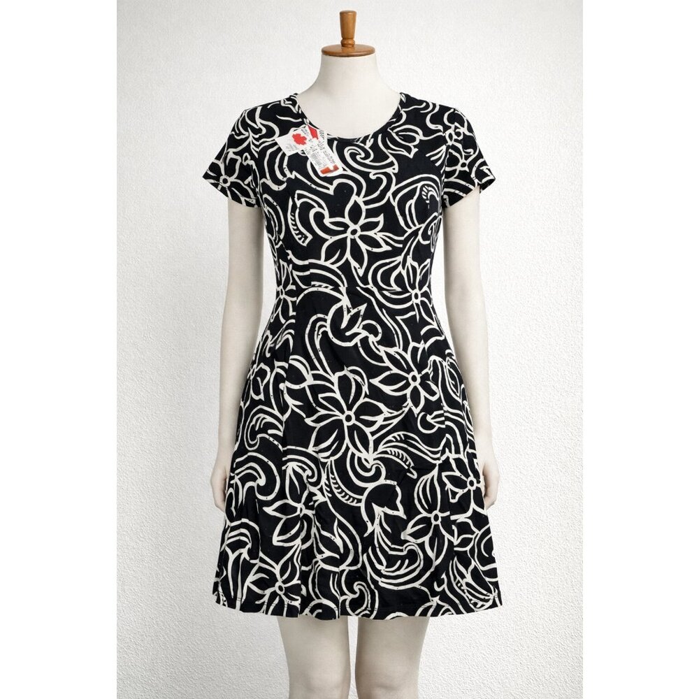 Robe d’été femme MARISE Canada XL/TG –Imprimé tropical – Neuve avec étiquettes